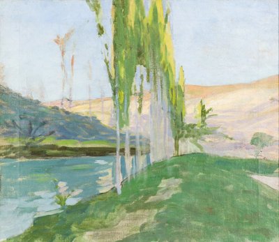 Poplars Growing near a Watercourse by Sven Richard Bergh
